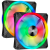 iCUE QL140 RGB 140mm PWM Dual Fan Kit with Lighting Node CORE
