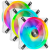 iCUE QL120 RGB 120mm PWM White Fan — Triple Fan Kit with Lighting Node CORE