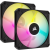 iCUE AF120 RGB SLIM 120mm PWM Fluid Dynamic Bearing Fan — Black Twin Pack