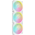iCUE LINK LX120 RGB 120-mm-PWM-Lüfter-Starter-Kit – Weiß