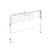 CORSAIR Multi Frame Pegboard – 6 ft (180 cm) - White