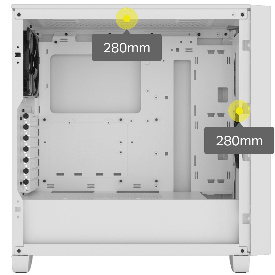 Corsair iCUE 3000D RGB Airflow - Blanc 
