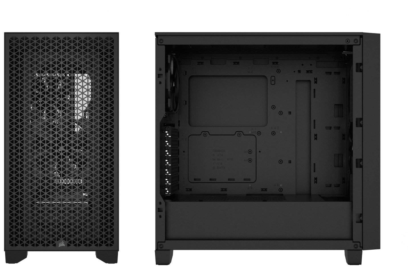 Corsair 3000D Airflow Mid-Tower PC Case - Black