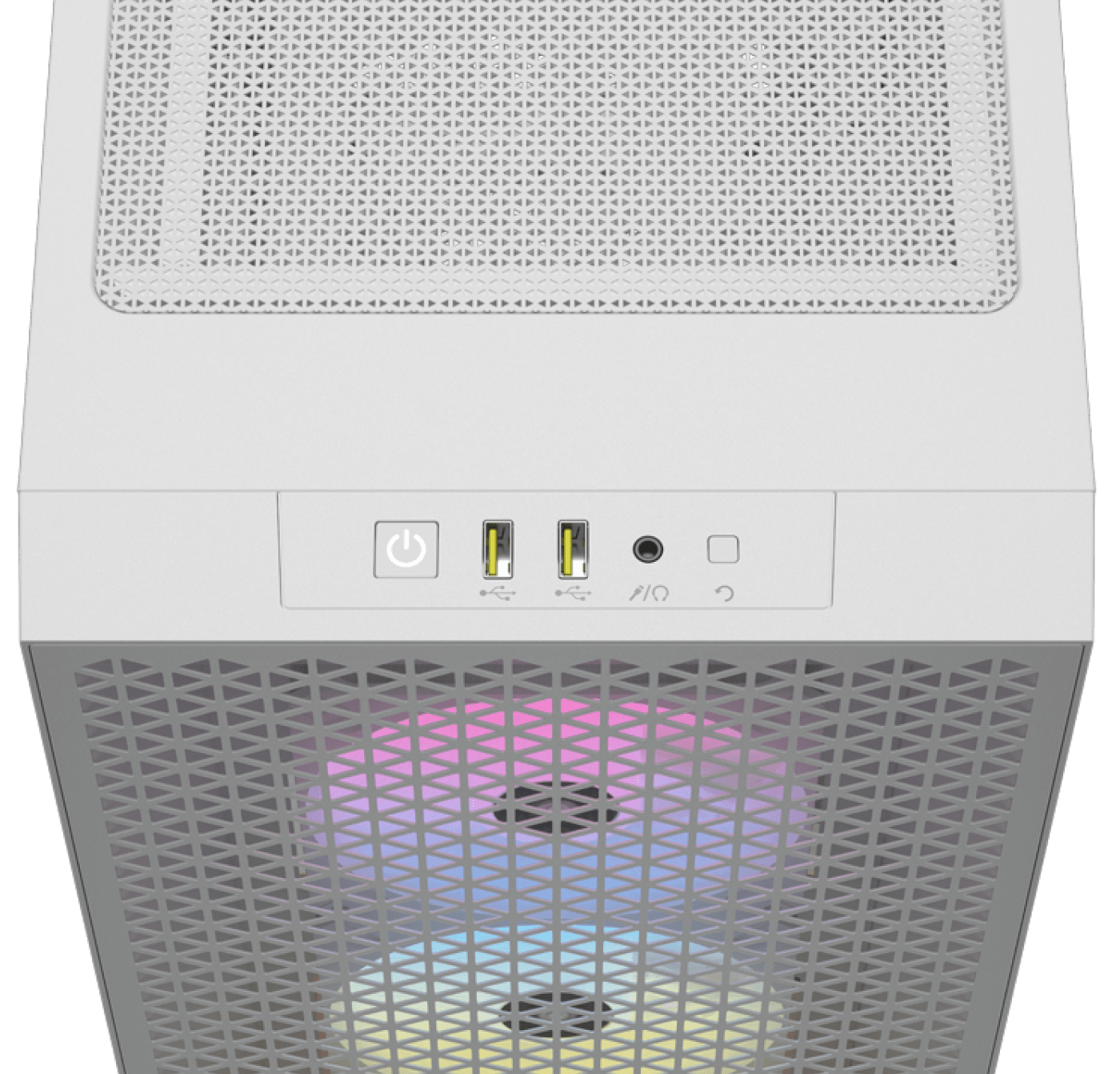 3000D RGB AIRFLOW Mid-Tower PC Case – White
