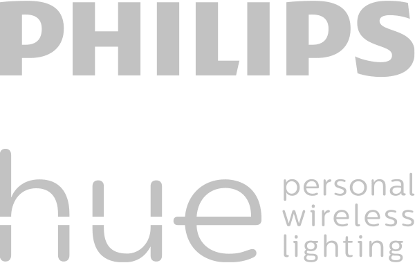 philips hue Logo Grayscale