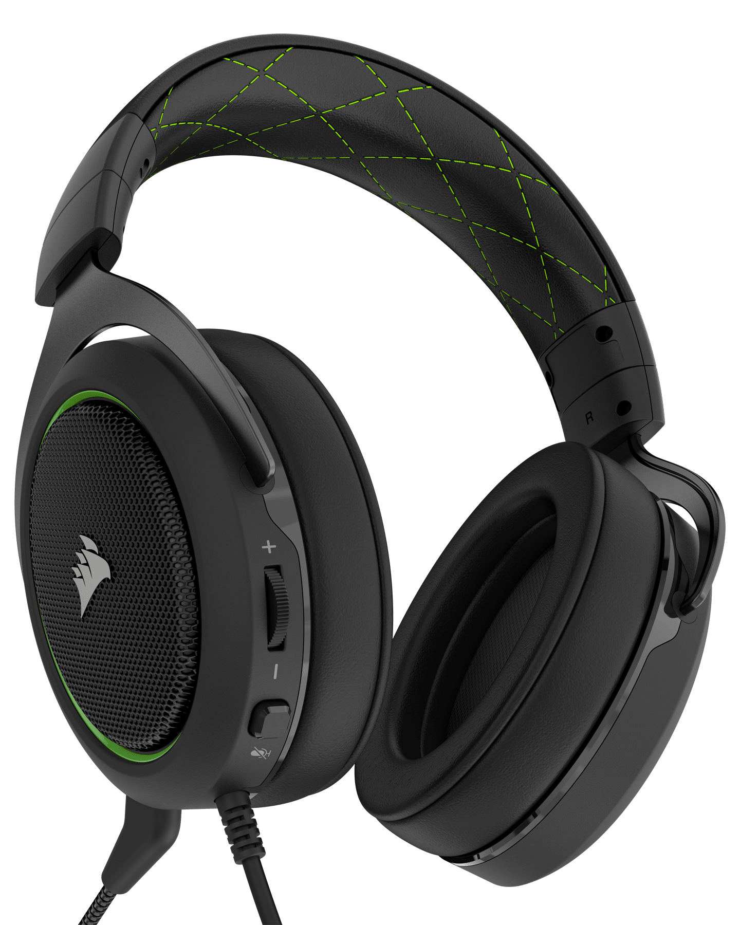 HS50 Stereo Gaming Headset — Green (AP)