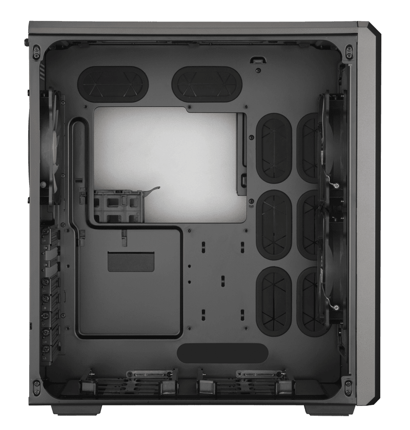 George Hanbury Hula hop Smøre Carbide Series™ Air 540 Silver Edition High Airflow ATX Cube Case