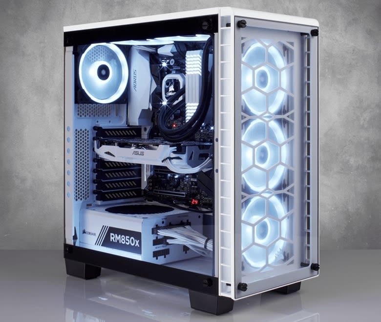 Crystal Series 460X RGB Compact ATX Mid-Tower Case — White (CN)