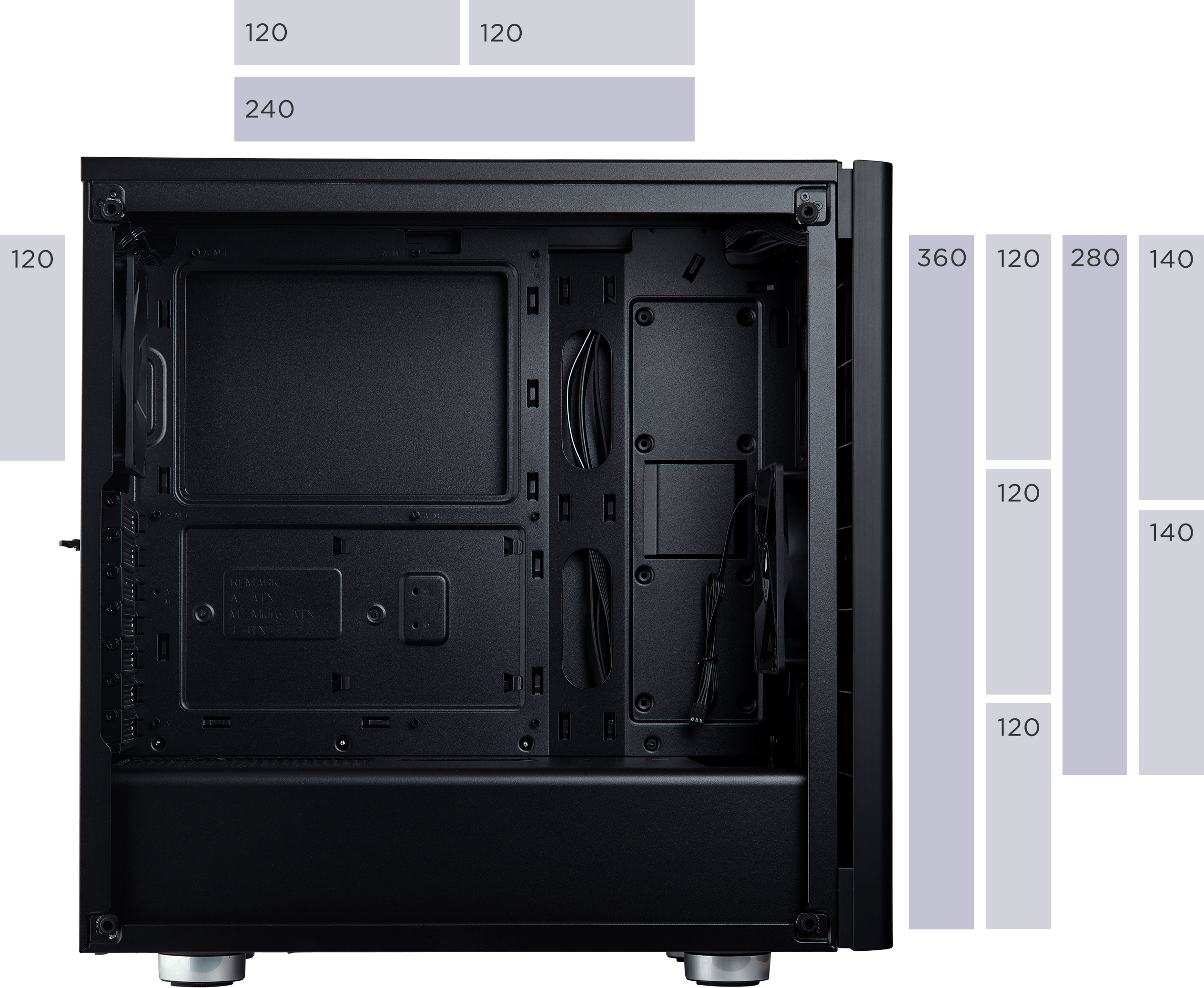 Carbide Series 275R Mid-Tower Gaming Case — Black