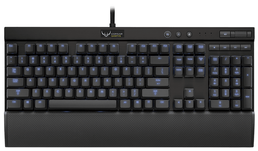 CORSAIR Gaming K70 Mechanical Gaming Keyboard — Blue LED — CHERRY® MX