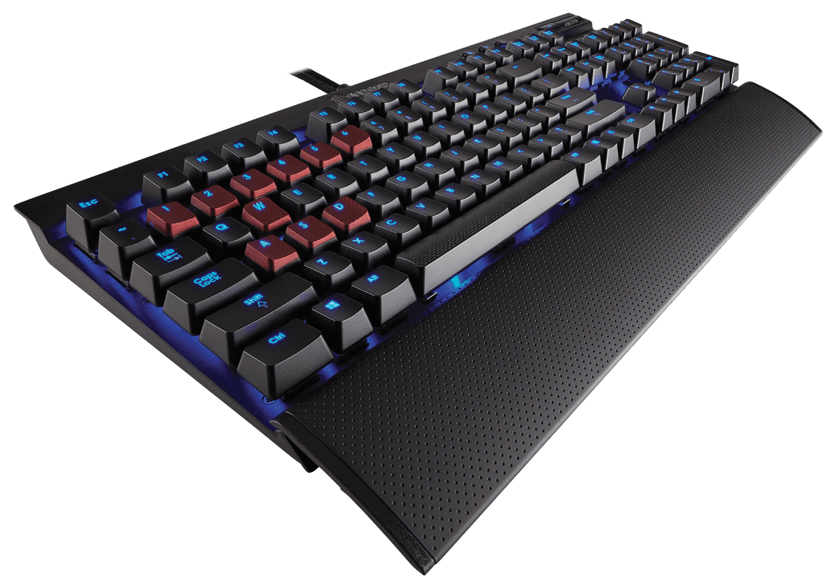 CORSAIR Gaming K70 Mechanical Gaming Keyboard — Blue LED — CHERRY® MX Red  (IT)