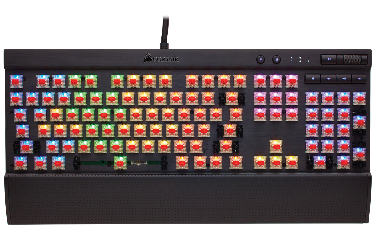 Corsair K70 RGB MK.2 Clavier Mécanique Gaming (Cherry MX Red: Lisse et  rapide, Rétro-Éclairage RGB Multicolore, AZERTY FR Layout) - Noir :  : Jeux vidéo