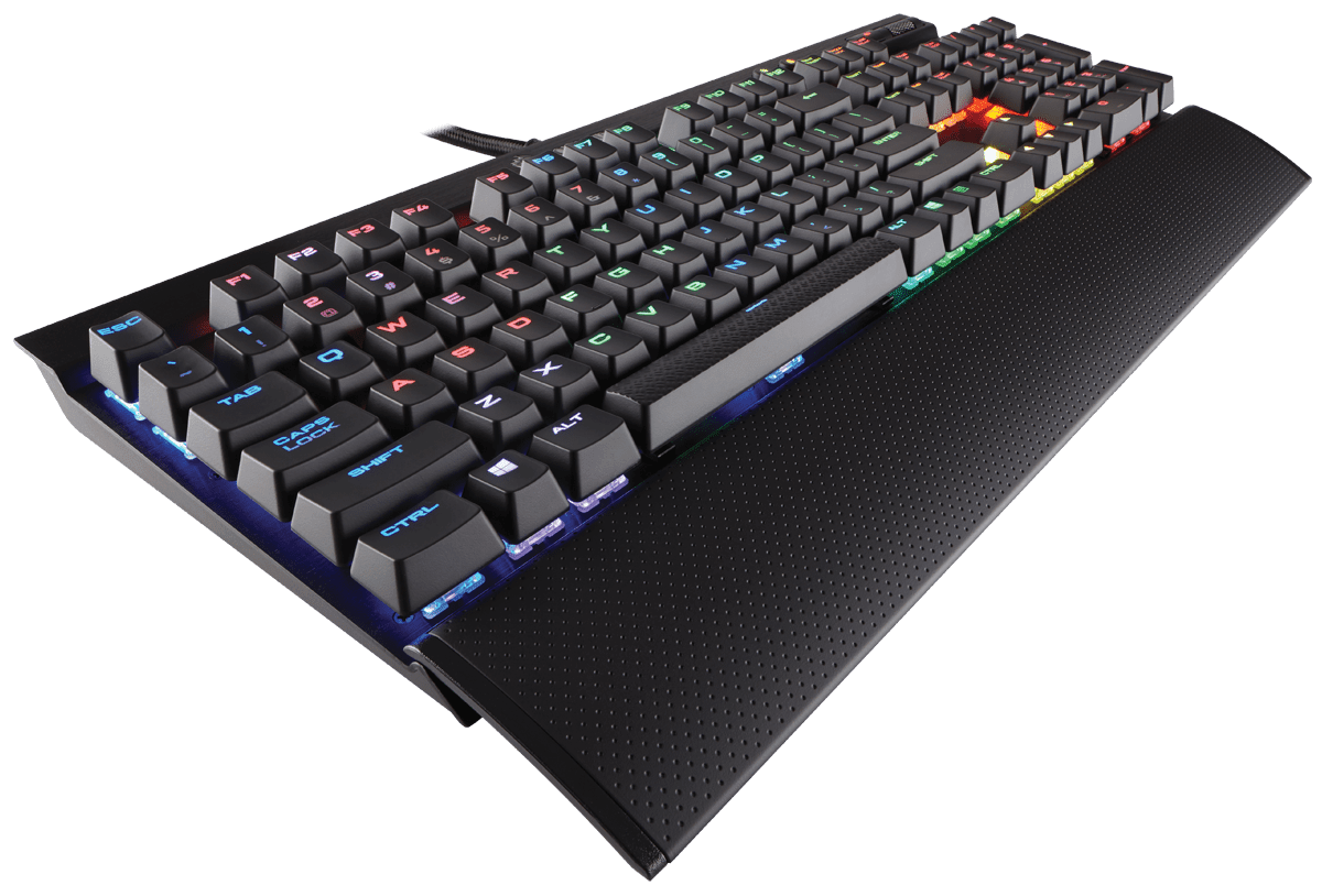 Bliv klar kontrollere hvor som helst K70 LUX RGB Mechanical Gaming Keyboard — CHERRY® MX RGB Blue