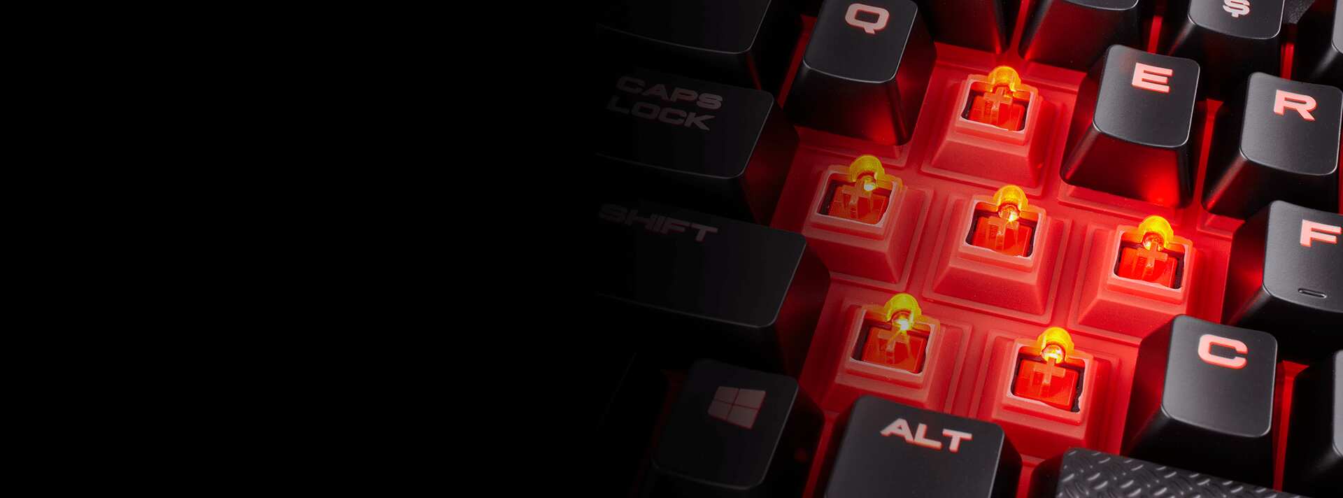 K68 Mechanical Gaming Keyboard — Red LED — CHERRY® MX Red