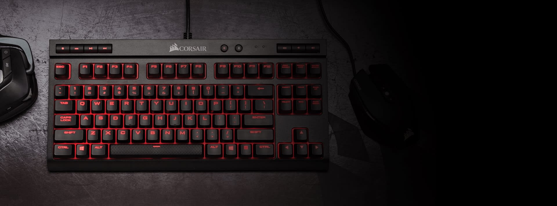 K63 Compact Mechanical Gaming Keyboard — CHERRY® MX Red (FR)