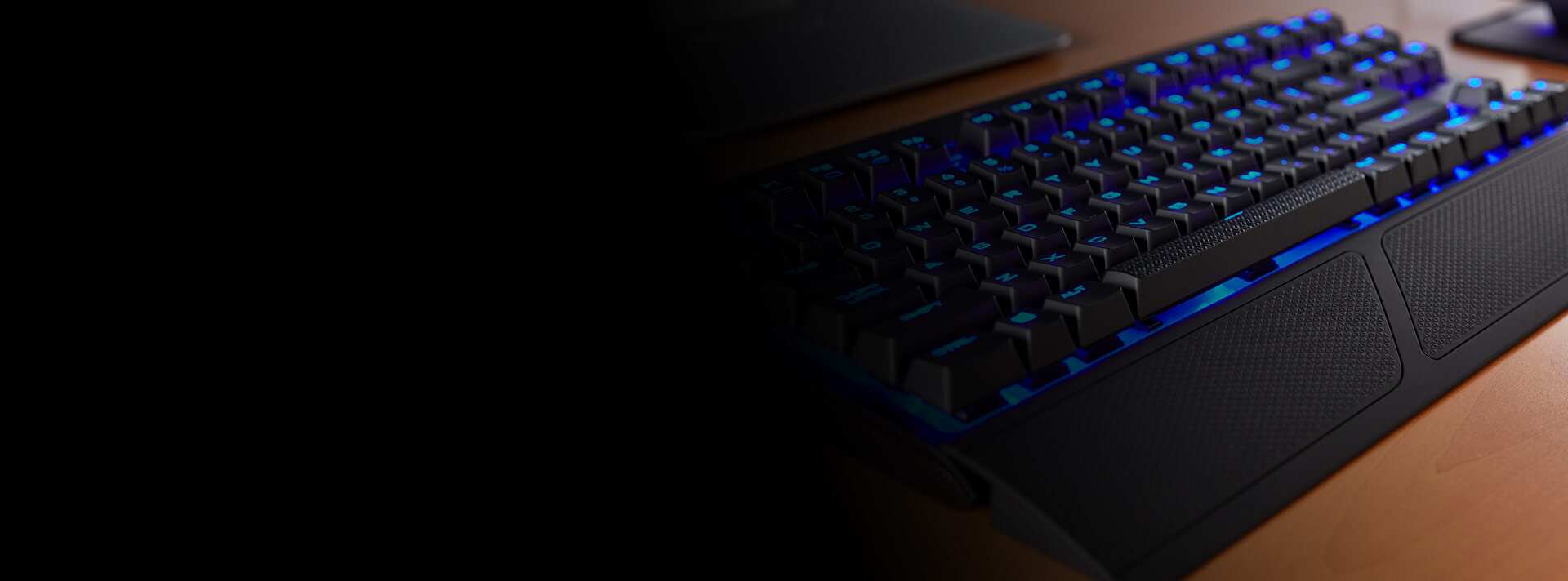  Corsair Teclado mecánico inalámbrico para juegos K63,  retroiluminado LED azul, rojo cereza MX - silencioso y lineal : Videojuegos