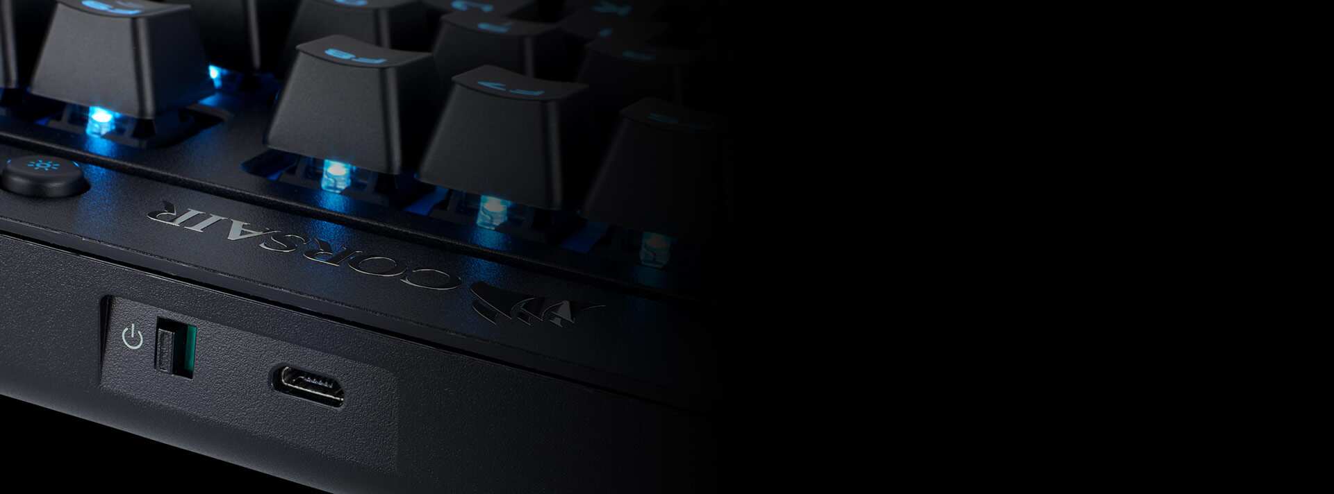 Corsair Teclado mecánico inalámbrico para juegos K63, retroiluminado LED  azul, rojo cereza MX - silencioso y lineal : Videojuegos 