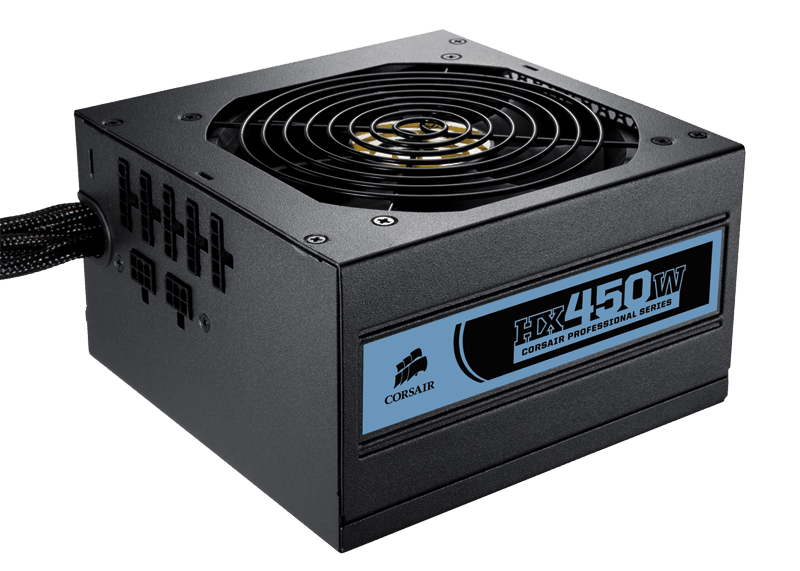 Professional Series™ HX450 — 80 PLUS® Bronze Certified Modular Power Supply