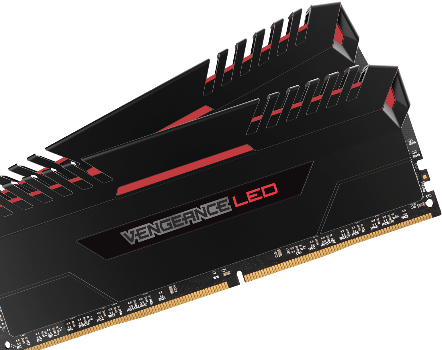 VENGEANCE® LED 32GB (4 x 8GB) DDR4 DRAM 3000MHz C15 Memory Kit - Red LED