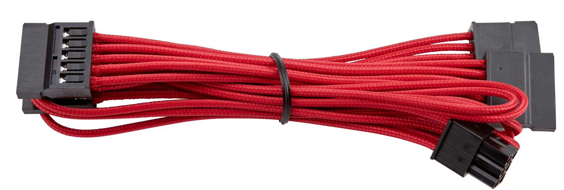 lastbil varme mærke Premium Individually Sleeved SATA Cable, Type 4 (Generation 3) - Red