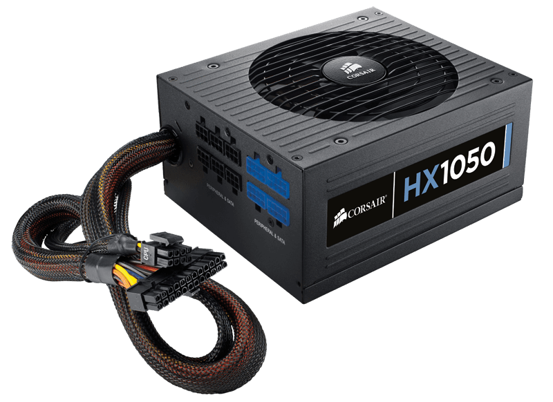 HX Series™ HX1050 Power Supply — 1050 Watt 80 PLUS® Gold Certified