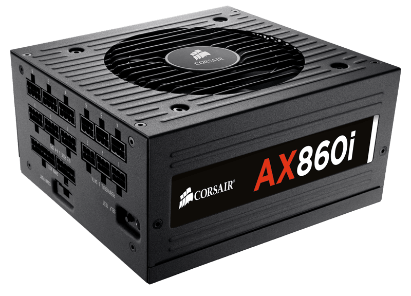 AX860i Digital ATX Supply — 860 Watt 80 PLATINUM Certified