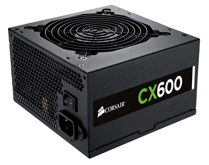 CX600 — 80 PLUS® Bronze Certified Power Supply