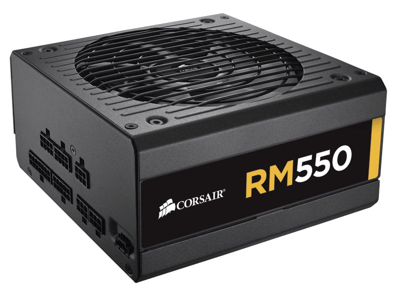 RM Series™ RM550 — 550 Watt 80 PLUS® Gold Certified Fully Modular