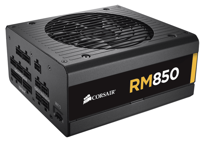 RM Series™ RM850 — 850 Watt 80 PLUS® Gold Certified Fully Modular