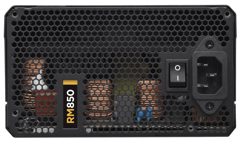 RM Series™ RM850 — 850 Watt 80 PLUS® Gold Certified Fully Modular PSU