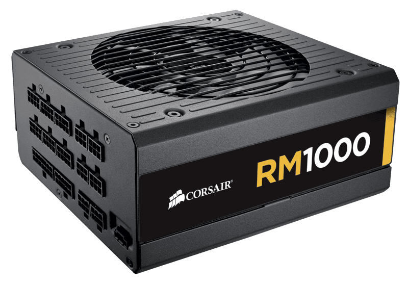 RM Series™ RM1000 — 1000 Watt 80 PLUS® Gold Certified Fully