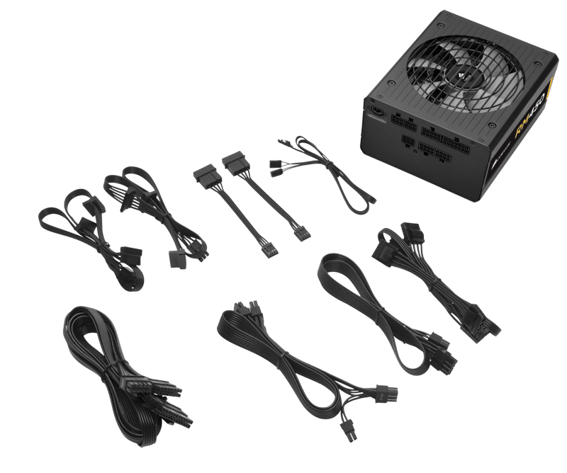 RM Series™ RM450 — 450 Watt 80 PLUS® Gold Certified Fully Modular PSU