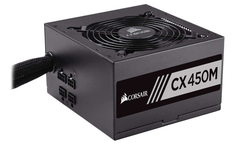 CX Series™ CX450M — 450 Watt 80 PLUS® Bronze Certified