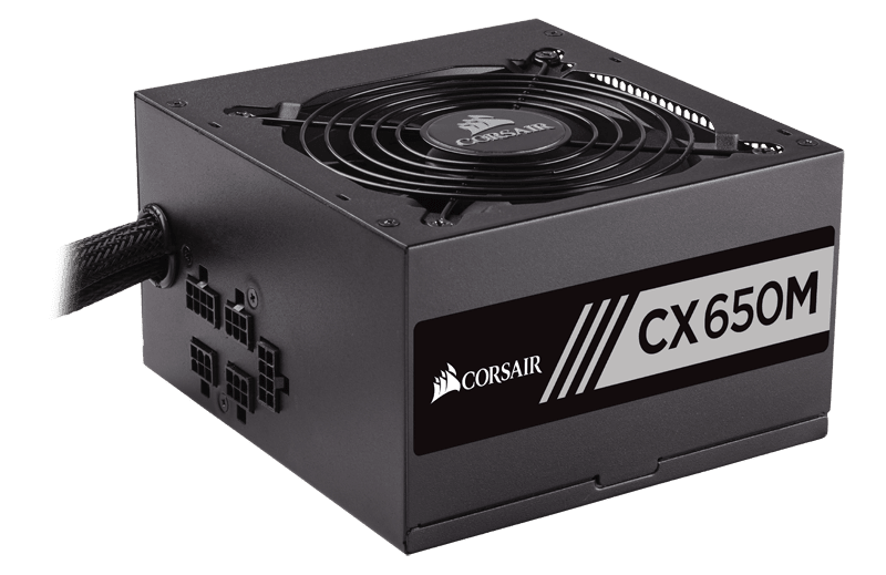 CX Series™ CX650M — 650 Watt 80 PLUS® Bronze Certified Modular ATX PSU