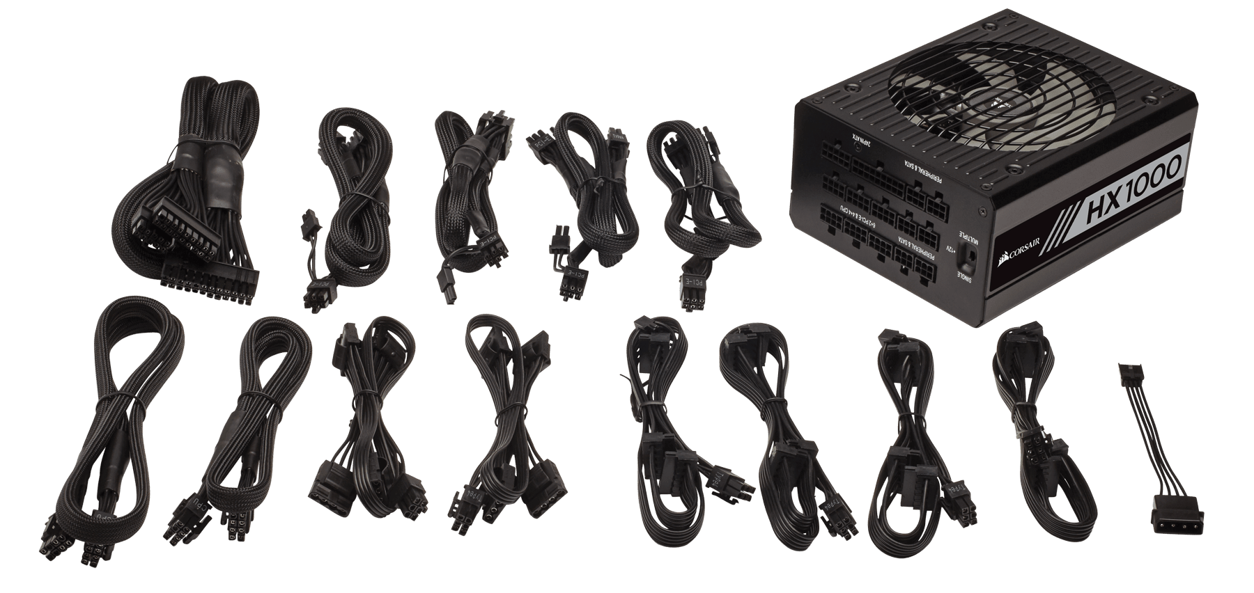 HX Series™ HX1000 — 1000 Watt 80 PLUS® PLATINUM Certified Fully