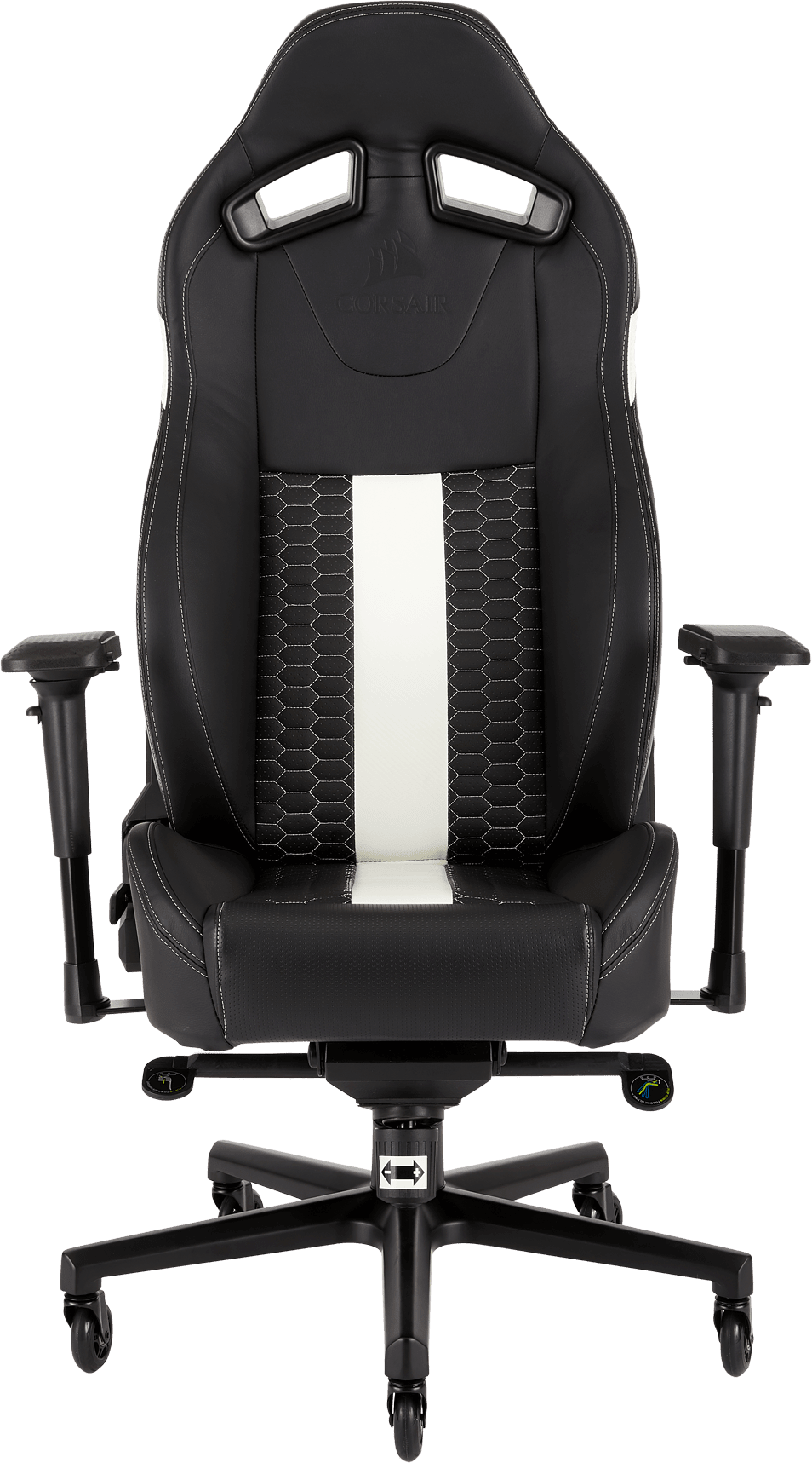 T2 ROAD WARRIOR Gaming Chair — Black/White