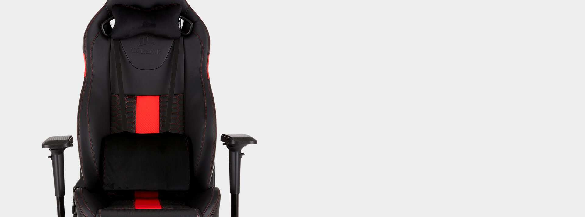 T2 ROAD WARRIOR Gaming Chair — Black/Red