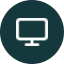 Monitor size icon