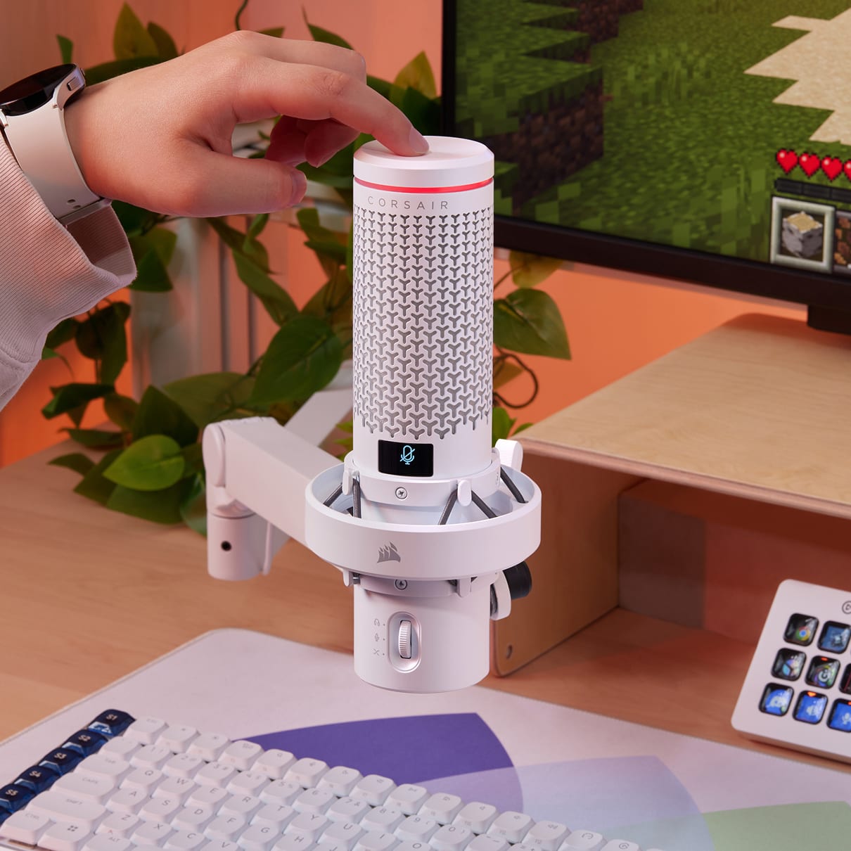 Tap-to-mute sensor