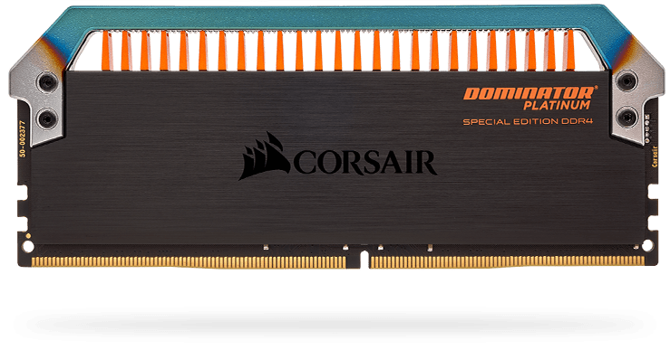 DOMINATOR® PLATINUM RGB 16GB (2 x 8GB) DDR4 DRAM 3200MHz C16 