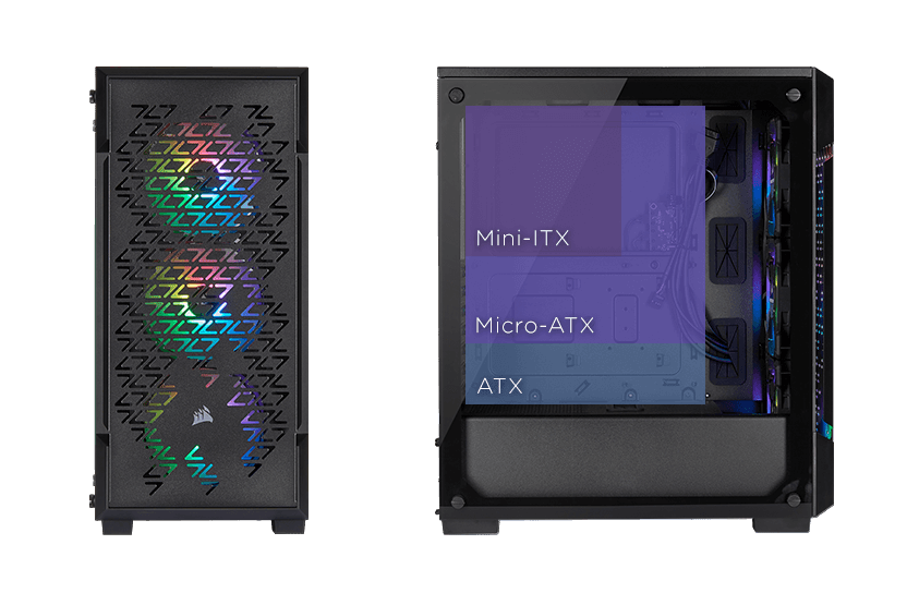 iCUE 220T RGB Tempered Glass Mid-Tower —