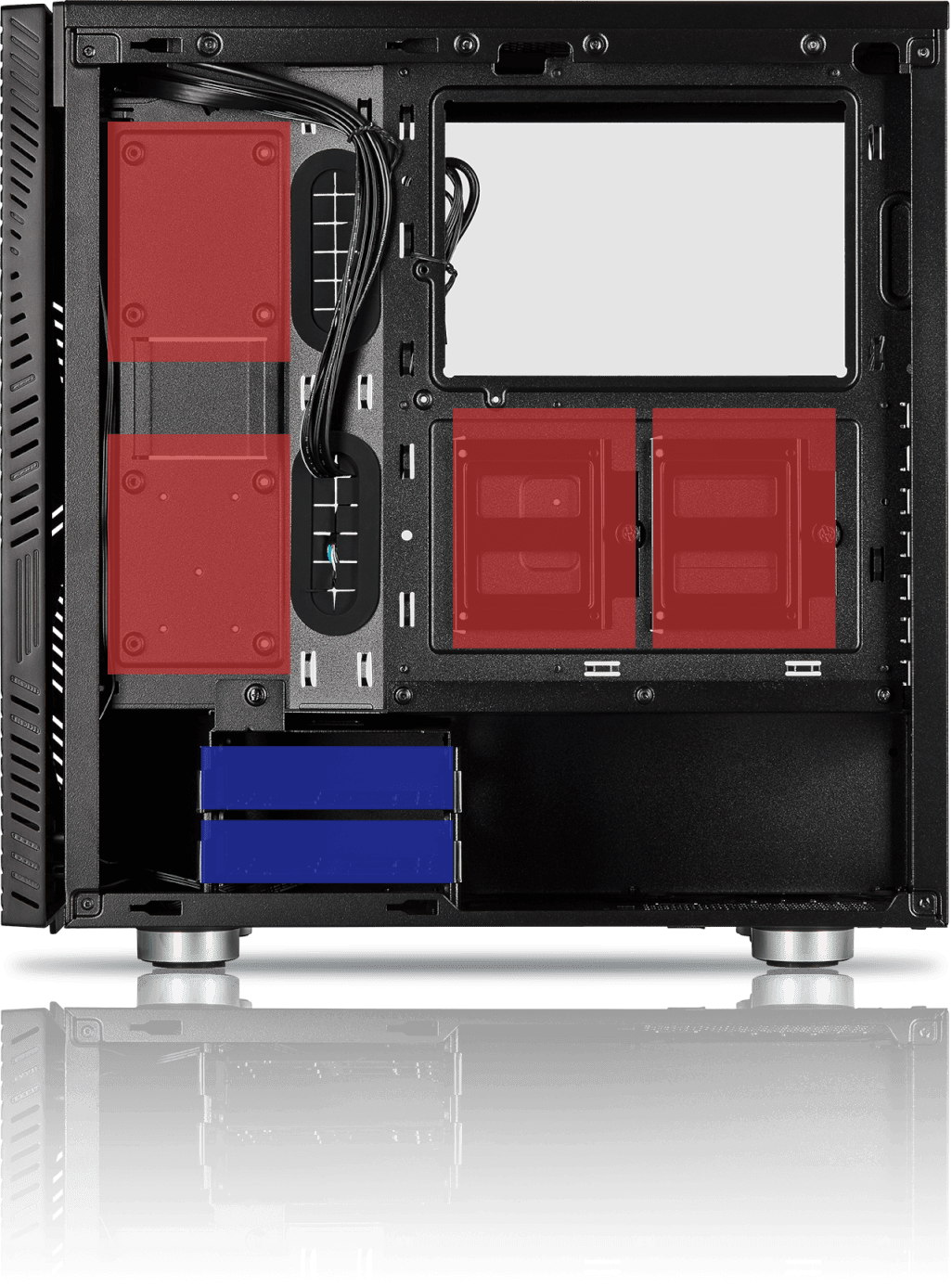 275R Airflow Glass Mid-Tower Case — Black