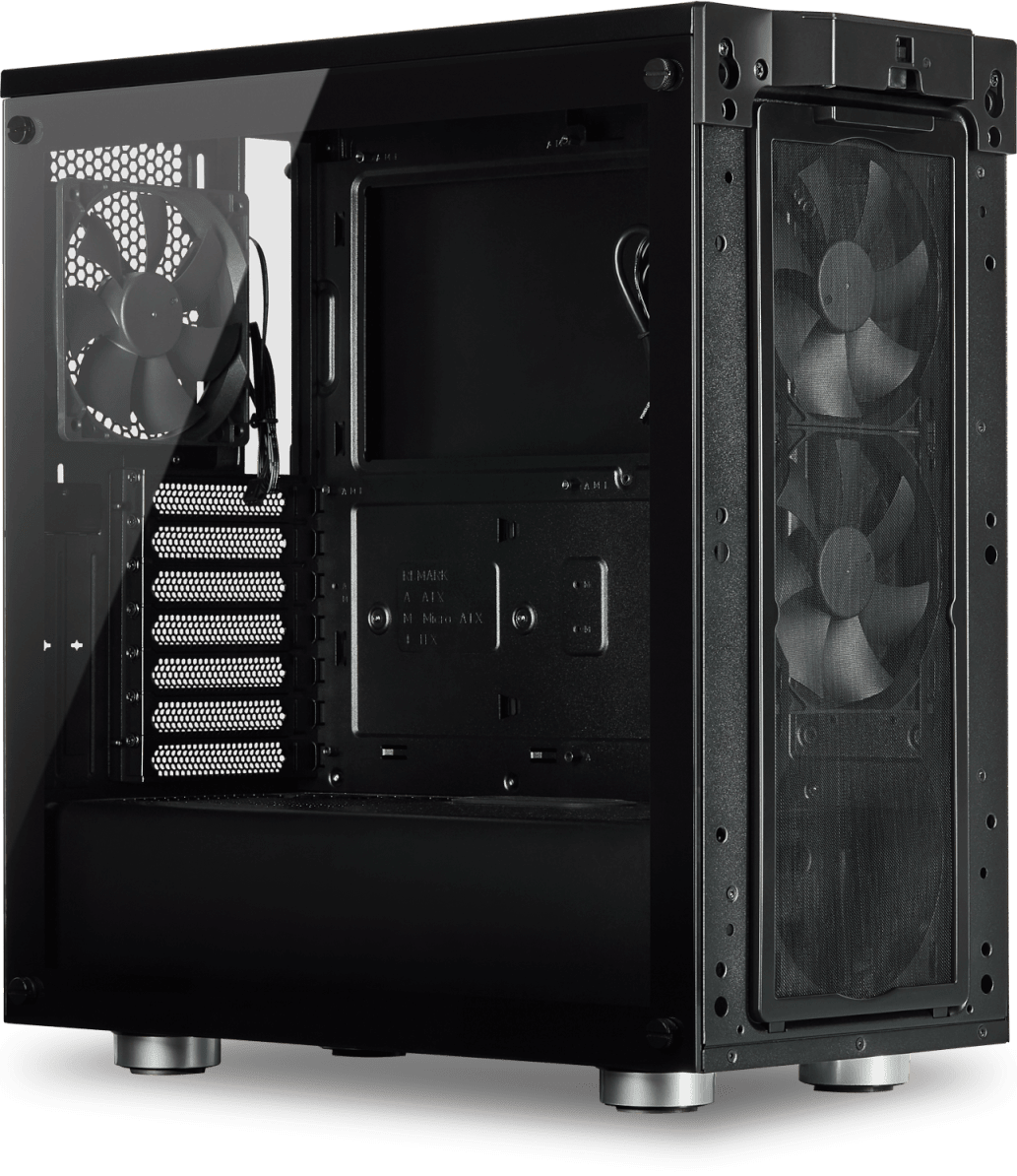 275R Airflow Tempered Glass Mid-Tower Gaming Case — Black