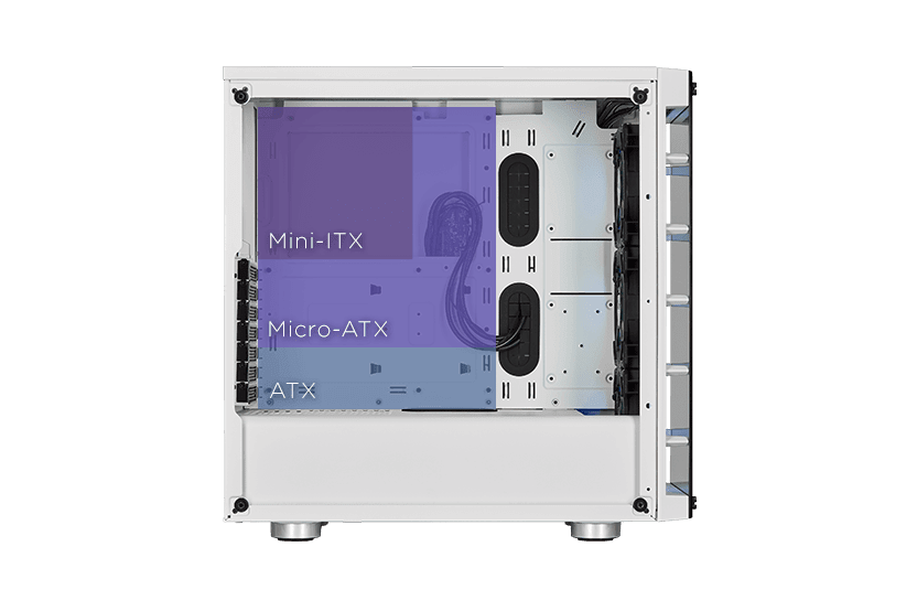 iCUE 465X RGB Mid-Tower ATX Smart Case — White