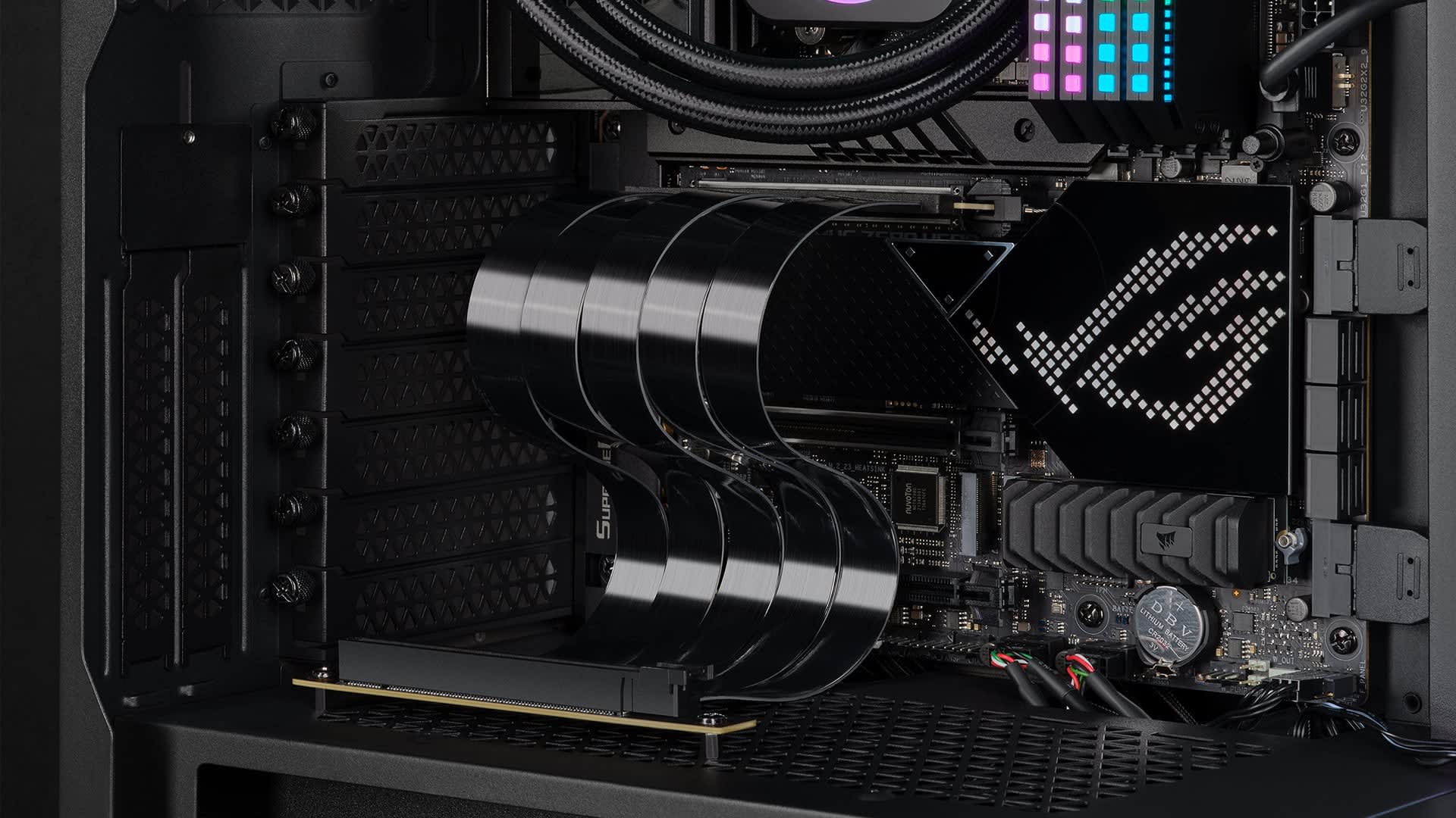 Scheda Riser PCIe 5.0 X16 CERRXIAN – Protezione Slot E Test, Compatibile Con Gen3/4/5, Per Computer 1U/2U/3U/4U, Angolo 180°