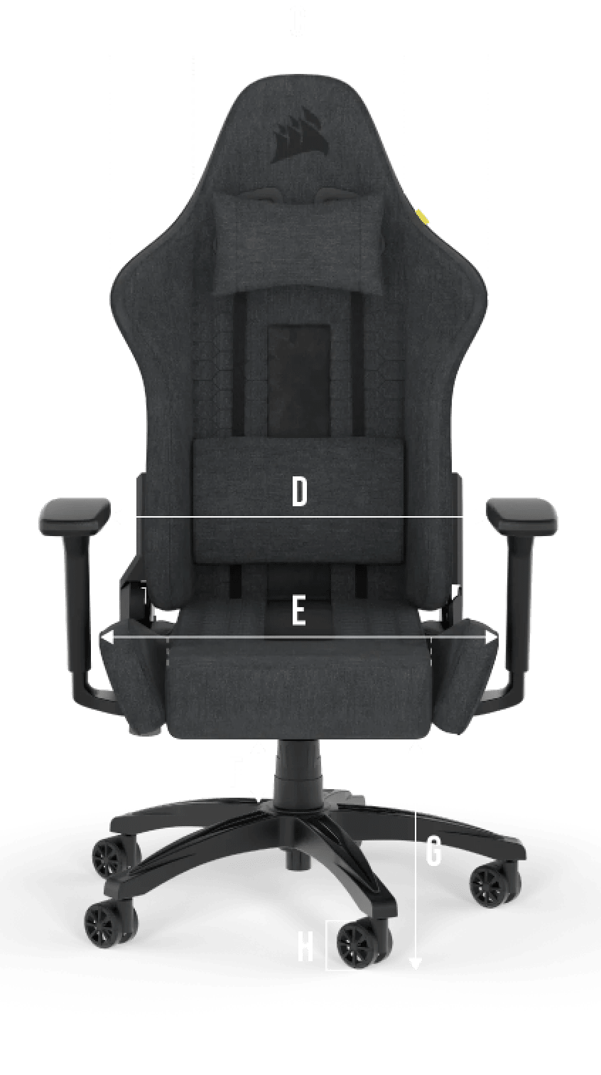 - TC100 RELAXED Chair Leatherette Black/Black Gaming