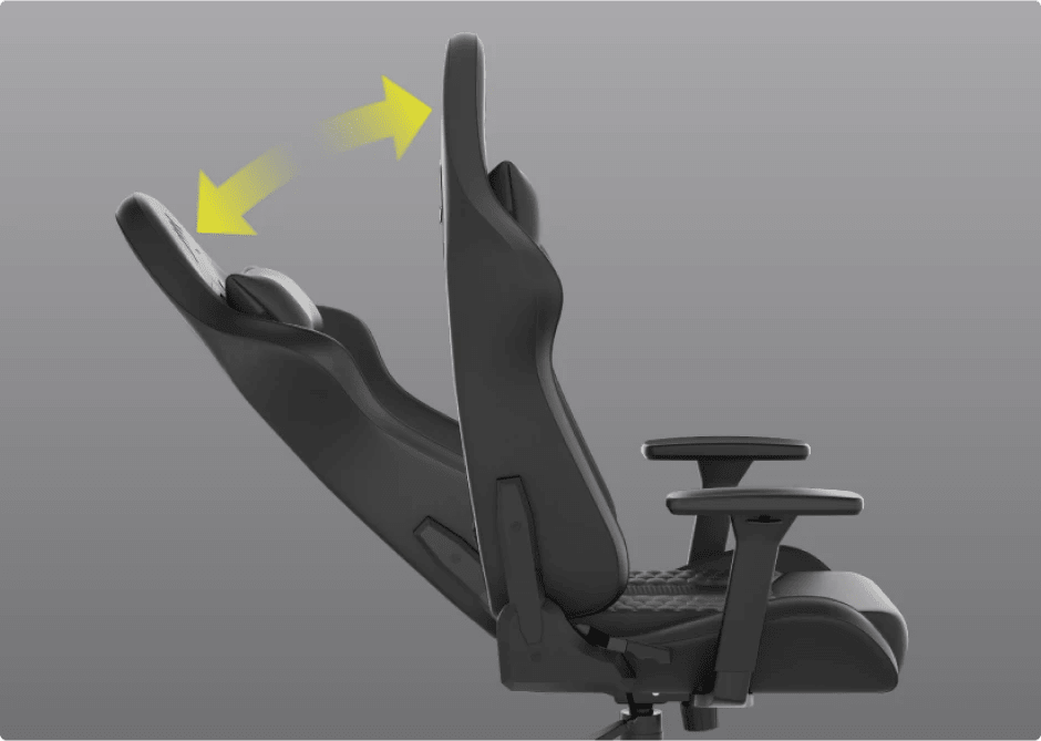 CORSAIR TC100 Gaming-Stuhl mit Stoffbezug schwarz - Gaming Stuhl mit  Lendenkissen und abnehmbaren Nackenkissen aus Memory Schaumstoff