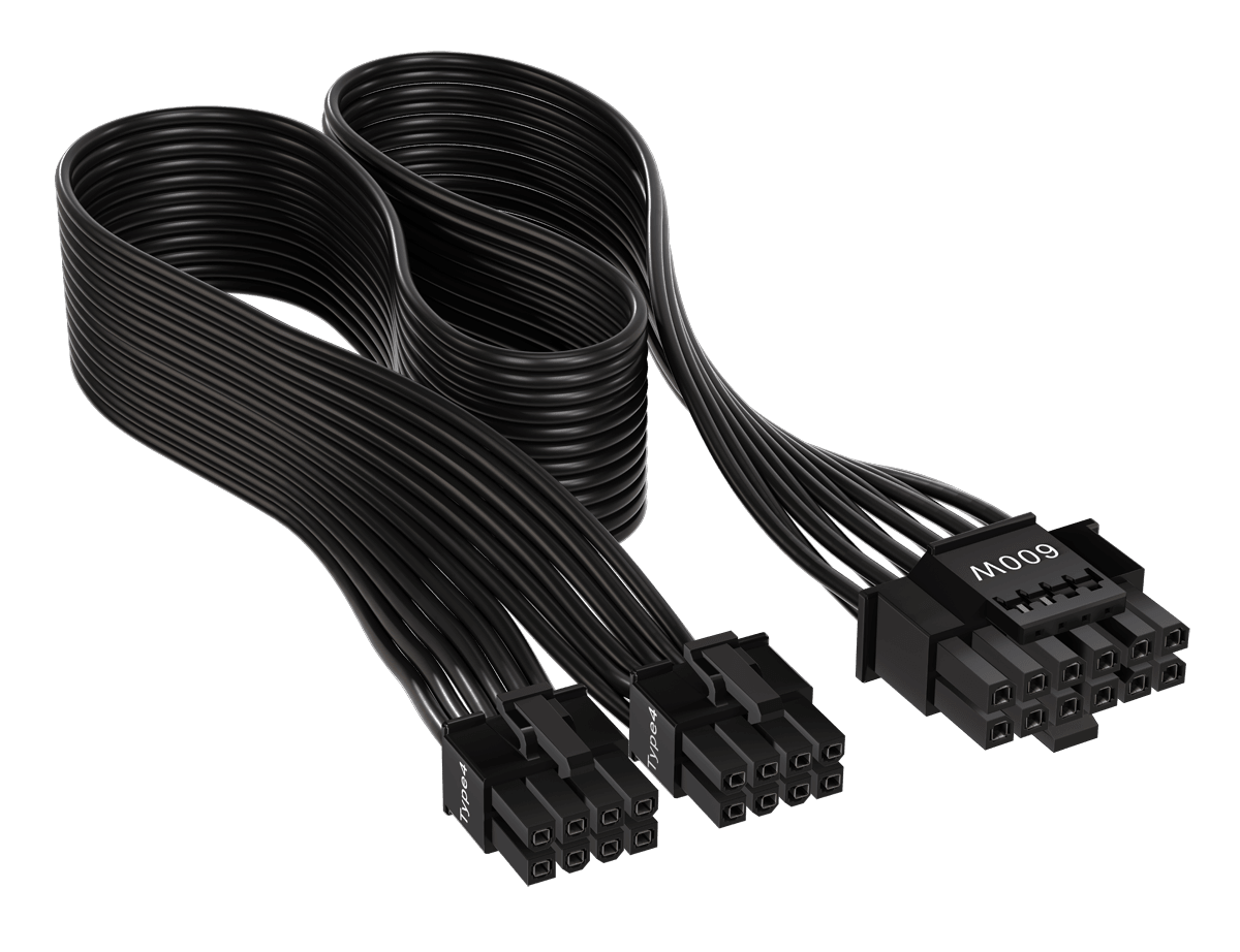 600W PCIe 5.0 12VHPWR PSU Power Cable