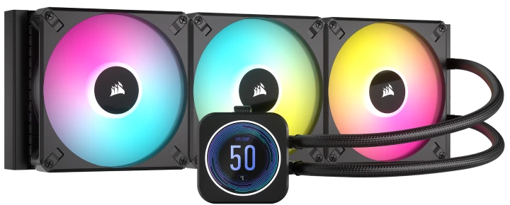 ICUE H100i ELITE LCD XT Display Liquid CPU Cooler