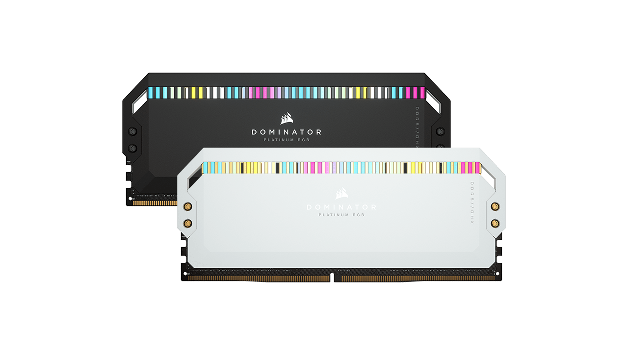 DOMINATOR® PLATINUM RGB 32GB (2x16GB) DDR5 DRAM 5200MHz C38 Memory